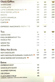 Costa Coffee menu 7