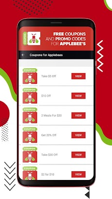 Coupons for Applebee's Discounts Promo Codesのおすすめ画像1