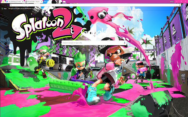 COLORFUL GIRL SPLATOON 2 (Video Game) ^_^_^ chrome extension