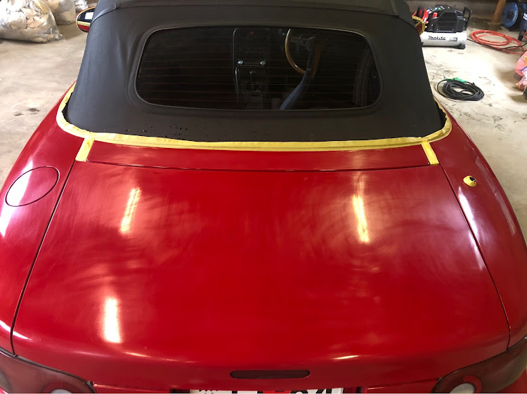 LeLionさんが投稿したユーノスロードスター・オールペン・研磨作業・磨Detailing・寒いに関するカスタム事例の投稿画像4枚目