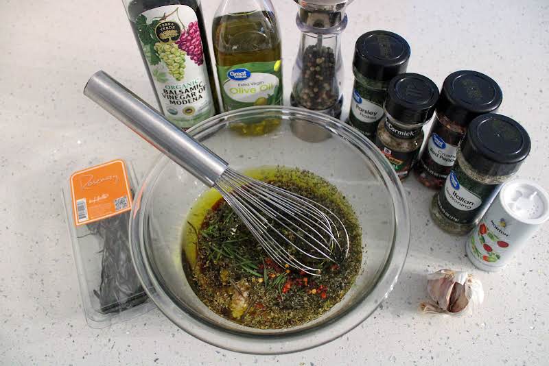 Marinade Ingredients In A Bowl.