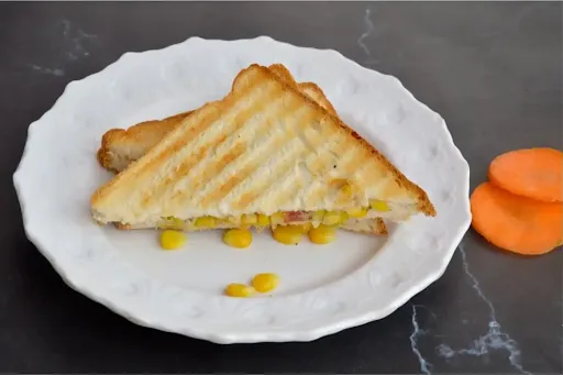 American Corn Cheese Grilled Sandwich