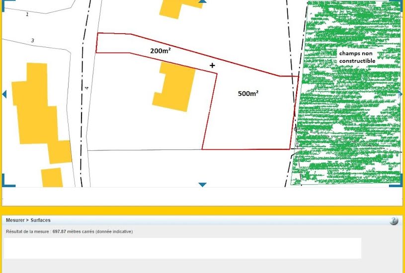  Vente Terrain à bâtir - 700m² à Vue (44640) 