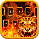 Fire Tiger - Keyboard Theme Apk