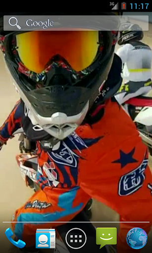 Screenshot Motocross HD Video Wallpaper