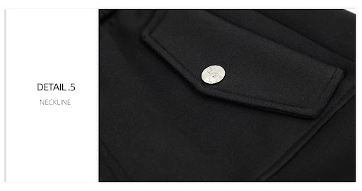 Title 10, Pantalon décontracté épais avec design plié et ...
