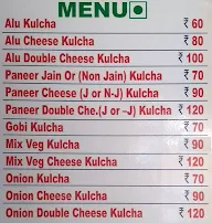 Sainath Kulcha menu 2