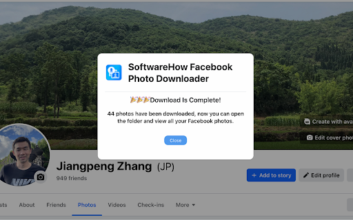 SoftwareHow Facebook Photo Downloader