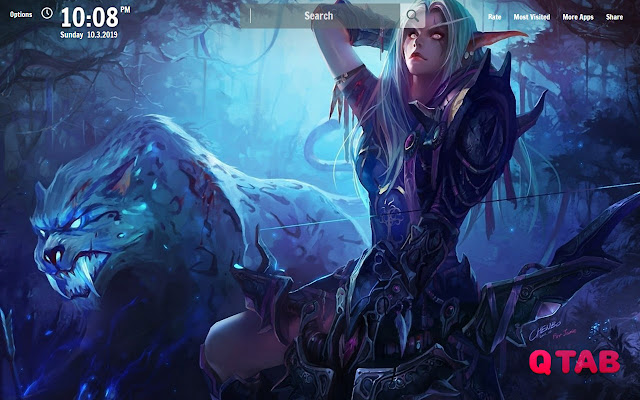 WOW Druid New Tab WOW Druid Wallpapers