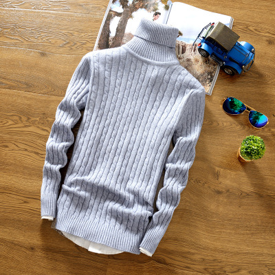 Title 5, Winter Mens Sweater Korean High Neck, warm and...