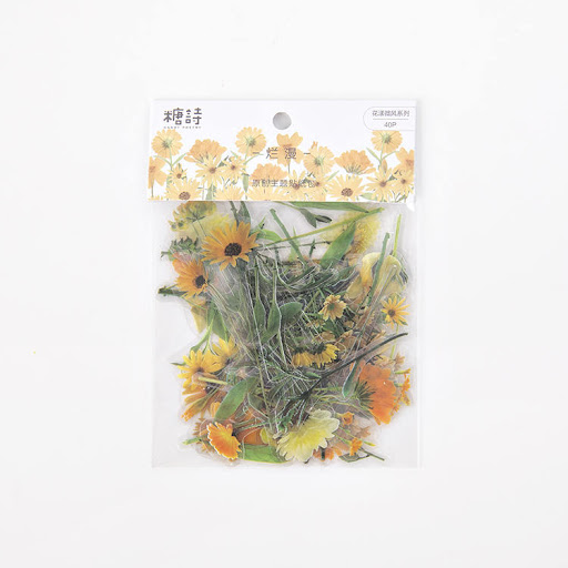 Title 8, Flower Breeze PET Sticker Bag