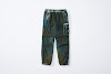 stone island x supreme painted camo nylon cargo pant