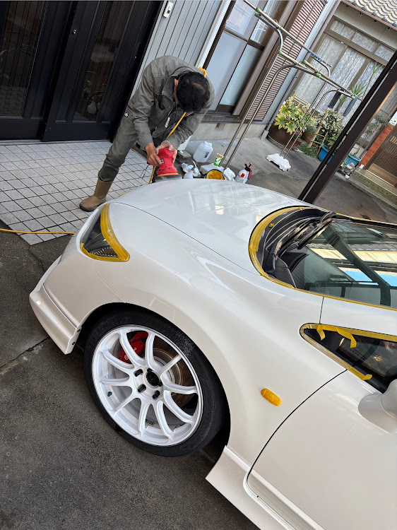 シビックタイプRのハイパーマックスR・DIY・FD2OMT2024・タイヤ交換に関するカスタム事例の投稿画像8枚目