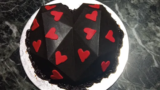 Diamond Heart Pinata Cake