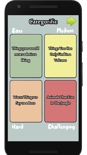 Screenshot Categorific