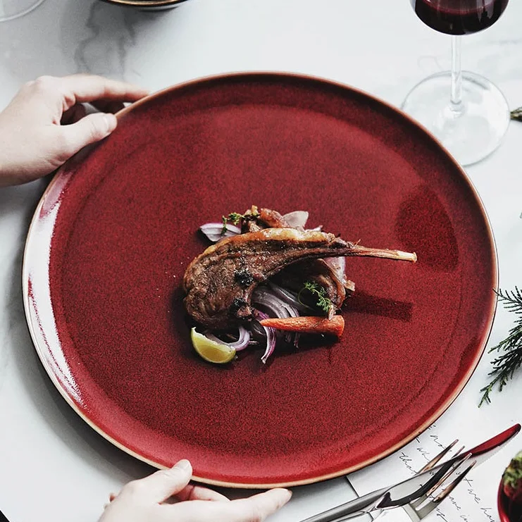 Special Creative Ceramic Household Plate Elevate Your Dining Experience with Style and Functionality Enjoy Meals with th