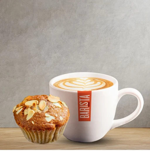 Cappuccino + Almond Muffin