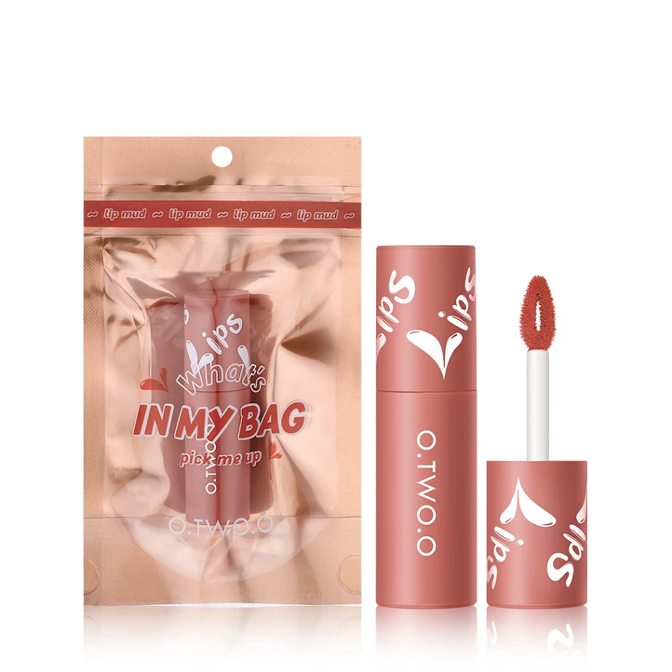 Mat puder rumen za lice, usne i obraze, ruž za usne i air lip glaze, dvostruka upotreba za savršen izgled.
