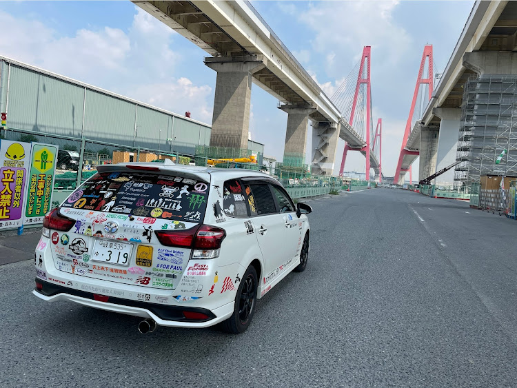 カローラフィールダーの名港トリトン・夜勤前にドライブに関するカスタム事例の投稿画像1枚目
