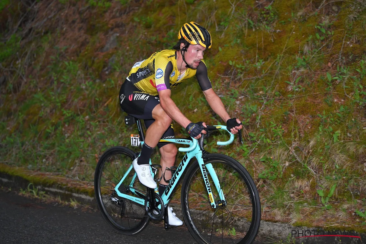 Primoz Roglic accueille son podium comme une victoire