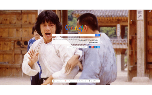 Jackie Chan New Tab