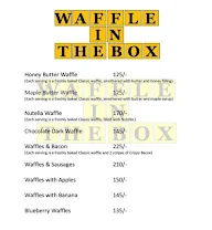 Waffle In The Box menu 1