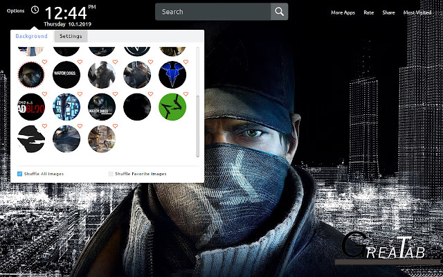 Watch Dogs Wallpapers Theme|GreaTab