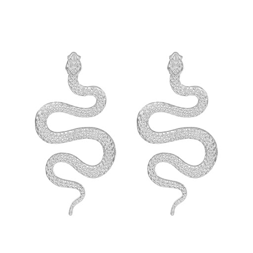 Title 5, Exaggerated Three-dimensional Snake Earrings Fa...