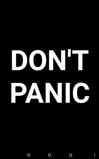 Don't Panic