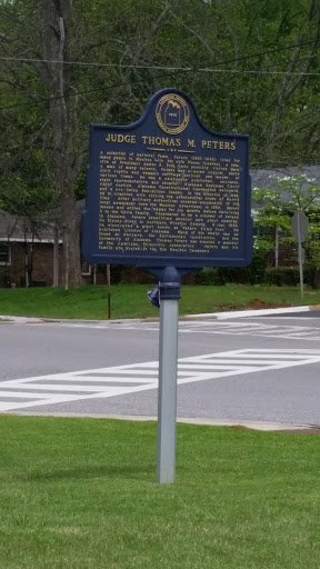 Judge Thomas Peters Historic Marker