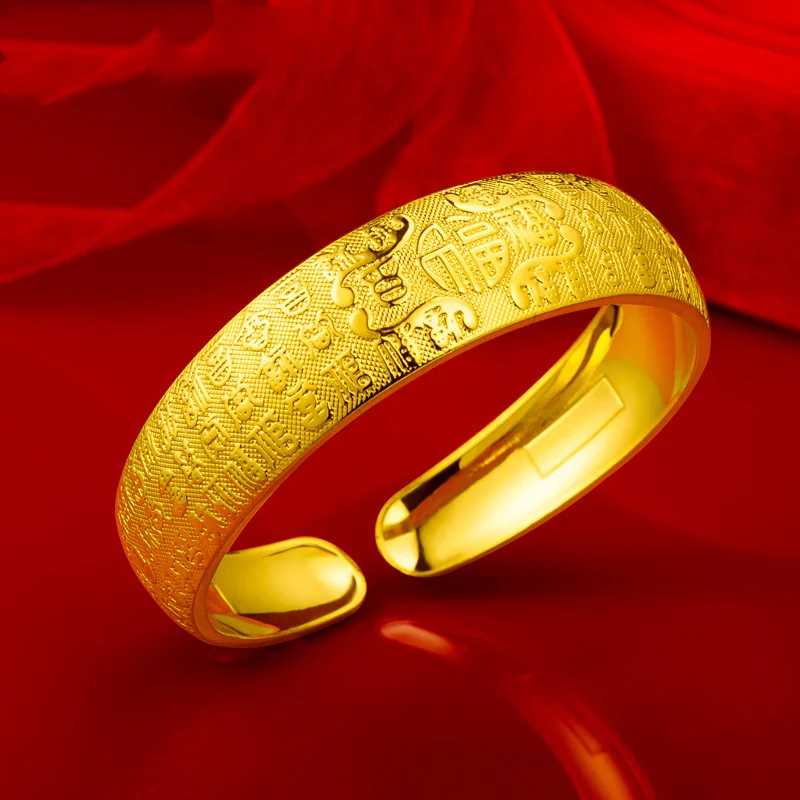 Bracelet large doré pour mariage, plaqué or, un bijou élégant pour les mariées et les occasions spéciales, parfait pour sublimer votre tenue.