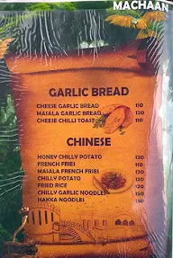 Machaan menu 8