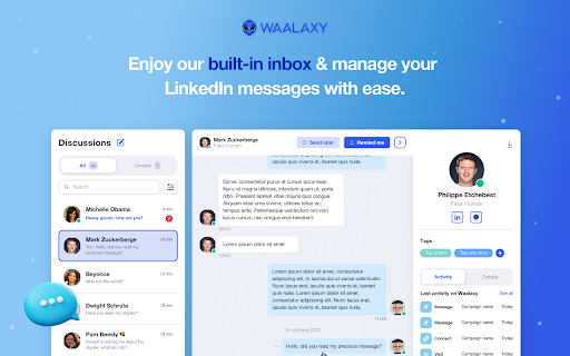 Waalaxy - LinkedIn Automation Tool