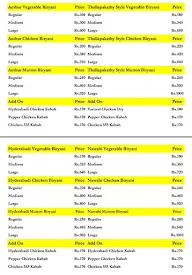 Nadeem's Kitchen menu 1