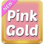 Pink Gold Theme  Icon