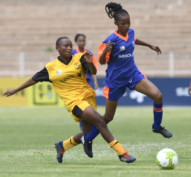 Lindelani Ladies and Royal Wizards FC match at Old Peter Mokaba Stadium on the 18 October 2022.