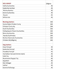 Kuzhambu Kadai menu 1