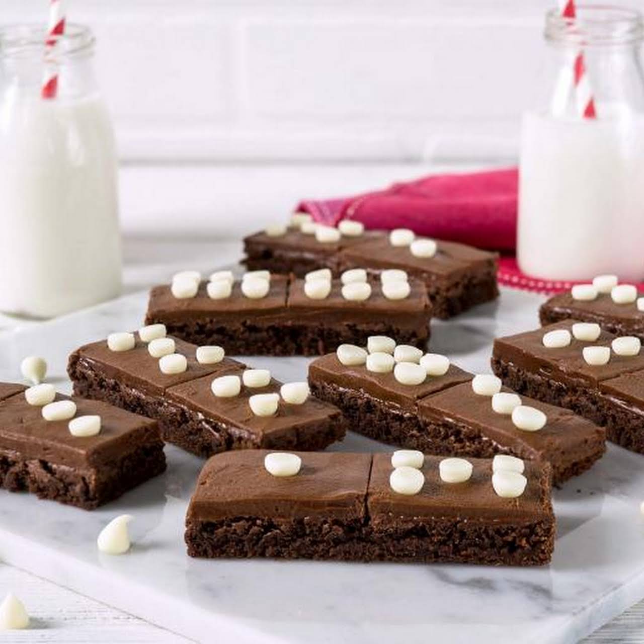 Chocolate Domino Brownies