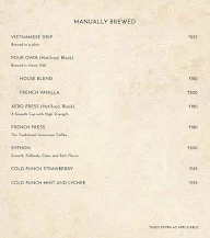 Town Coffee menu 2