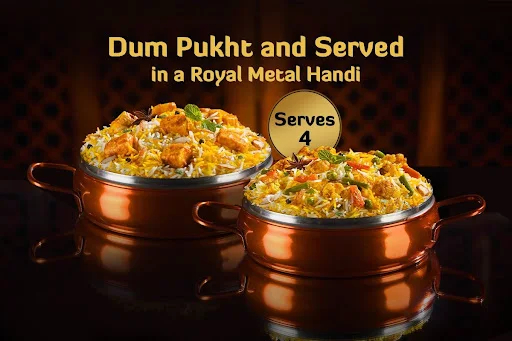 Nawabi Handi Ki Jodi (Veg, Serves 4)