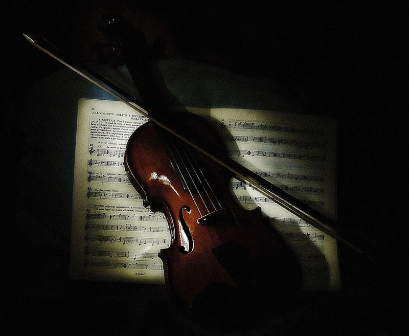 Violino in light painting di miyomo