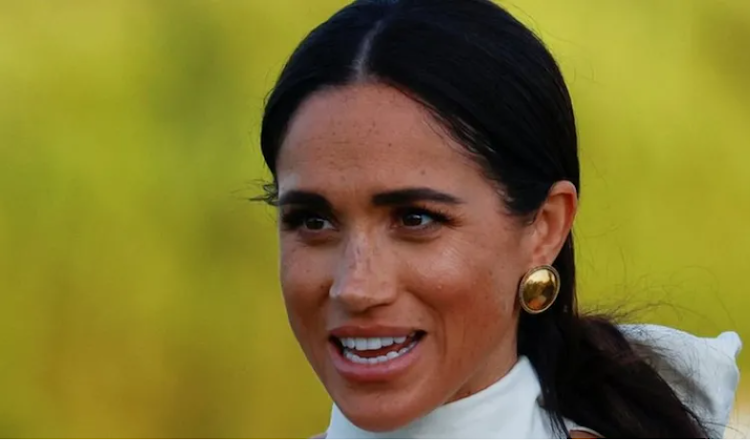 Meghan pictured at a polo match in Florida last week