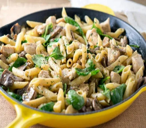 Mexican Chicken White Sauce Penne Pasta