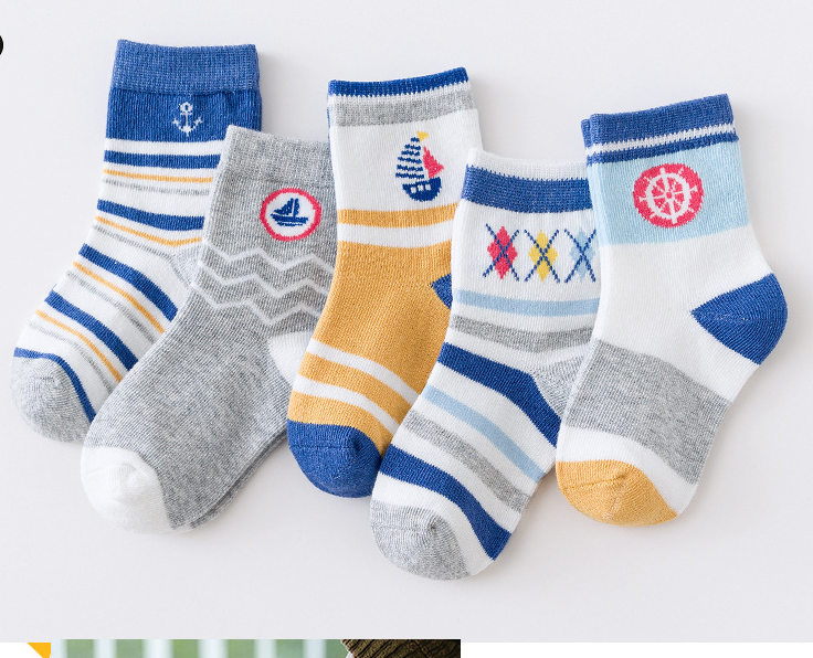 Title 1, Cartoon Segel-Baumwollsocken für Jungen und Mäd...