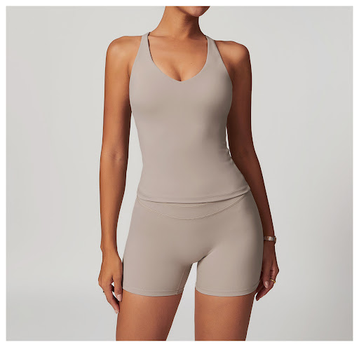 Title 12, Cross Beauty Back Yoga Vest Womens Brushed Tig...