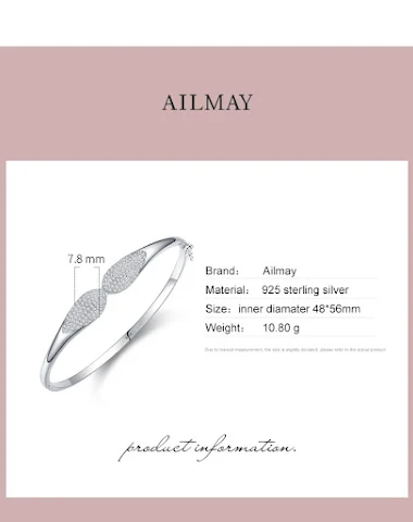 Bracelet élégant en argent S925 ser - 2