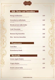 The Irish Brewery menu 1