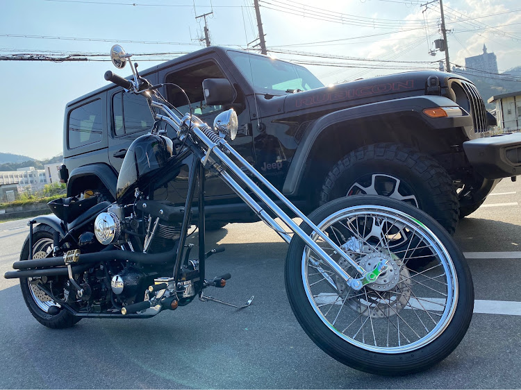 ラングラーアンリミテッドのJLラングラー・JEEP・ハーレーダビッドソン・愛車に感謝に関するカスタム事例の投稿画像1枚目