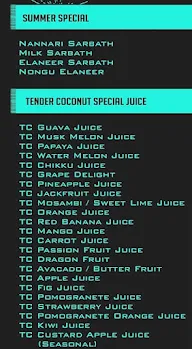 Teacation menu 1