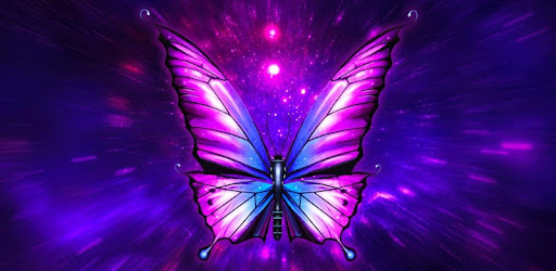 Descargar Tema de mariposa de neón 3D para PC gratis - última versión -  neon.butterfly.purple